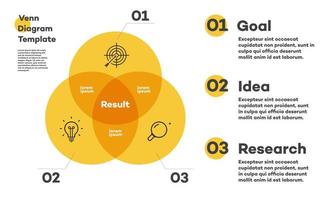 Infographic chart vector template modern style