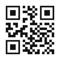 Qr code black color isolated on background vector