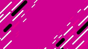 Memphis abstract business geometric dots and animated lines. video