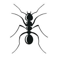 Ant silhouette vector style