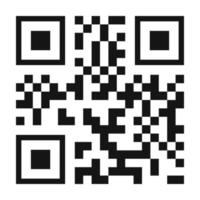 Qr code vector black color isolated on background