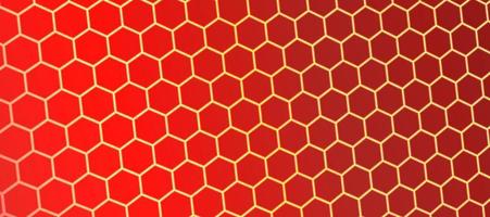 Technology honeycomb bee background vector