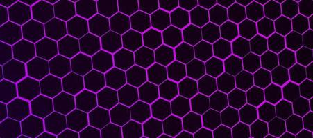 Technology honeycomb bee background bright hexagon vector
