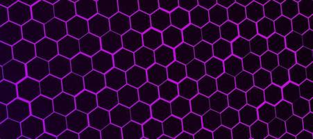 Technology honeycomb bee background bright hexagon vector