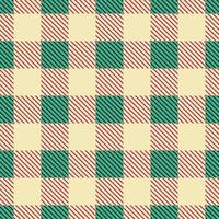 Gingham christmas pattern checkered plaids vector