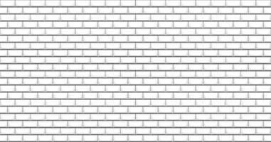 White subway tile seamless pattern vector