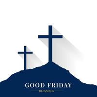 Good friday peace of holy week social media post vector