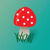 mushroom fly agaric vector