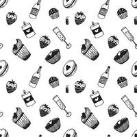 shameless pattern romantic vector