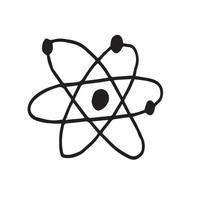 atom style doodle vector