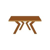 Table vector logo icon object background illustration