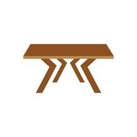 Table vector logo icon object background illustration