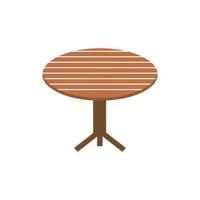 Table vector logo icon object background illustration