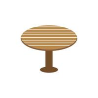 Table vector logo icon object background illustration