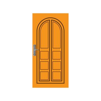 Modern doors front entrance doors house vector