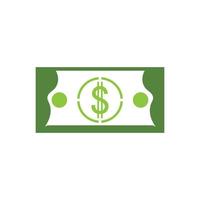 Dollar vector icon background template illustration