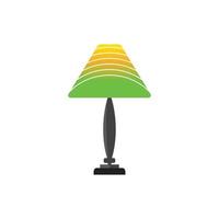 Bedroom lamp vector icon background