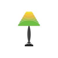 Bedroom lamp vector icon background