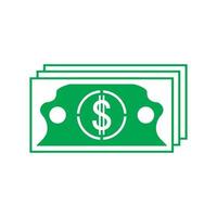 Dollar vector icon background template illustration