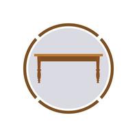 Table vector logo icon object background illustration