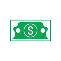 Dollar vector icon background template illustration
