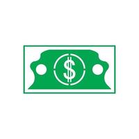 Dollar vector icon background template illustration