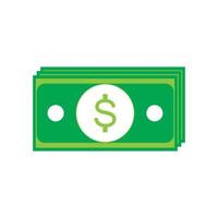 Dollar vector icon background template illustration