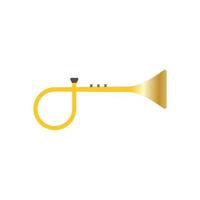 Trumpet music instrument vector icon