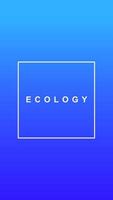 Ecology social media story duotone template. Gradient ultramarine advertising web banner with text, promotion content layout. Modern vibrant mobile app design. Blending blue color with frame mockup vector