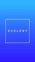 Ecology social media story duotone template. Gradient ultramarine advertising web banner with text, promotion content layout. Modern vibrant mobile app design. Blending blue color with frame mockup vector