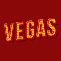 Vegas vintage 3d vector lettering. Retro bold font, typeface. Pop art stylized striped text. Old school style letters. 90s, 80s poster, banner, signboard typography design. Dark red color background