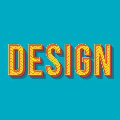 Design vintage 3d vector lettering. Retro bold font, typeface. Pop art yellow zig zag stylized text. Old school style letters. 90s, 80s poster, banner, t shirt typography. Turquoise color background
