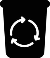 recycle bin vector illustration on a background.Premium quality symbols.vector icons for concept and graphic design.