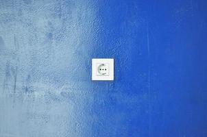 Schuko socket in wall photo