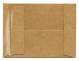 Parcel or small packet isolated over white photo