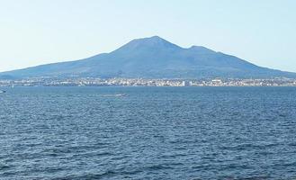 Mount Vesuvius volcano in Naples photo