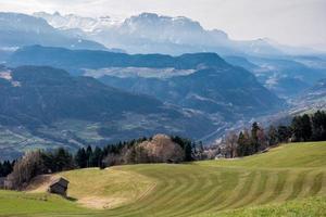 View towards the Dolomites from above Villanders photo