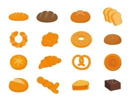 Baked bread vector. Healthy and Delicious Whole Grain Snacks vector