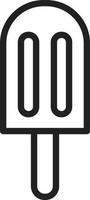 Lolly Line Icon vector