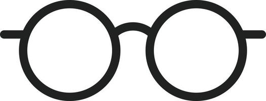 Reading Glasses Line Icon vector