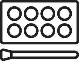 Eyeshades Line Icon vector