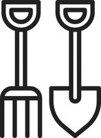 Farming Tools Line Icon vector