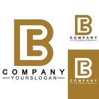 vector de logotipo de letra b, logotipo de empresa de letra b, diseño de logotipo b creativo único y moderno, icono de vector basado en inicial b mínimo.