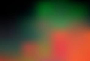 Dark Green, Red vector abstract blurred template.