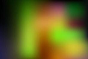 Dark Green, Yellow vector bokeh template.