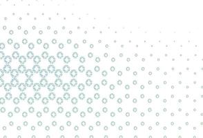 Light blue, green vector backdrop with dots.