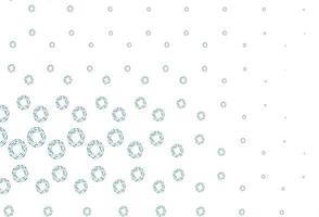 Light blue, green vector layout with circle shapes.