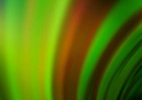 Light Green, Yellow vector pattern with lines, ovals.