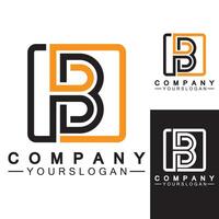 vector de logotipo de letra b, logotipo de empresa de letra b, diseño de logotipo b creativo único y moderno, icono de vector basado en inicial b mínimo.