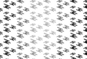 patrón de vector gris plateado claro con líneas estrechas.